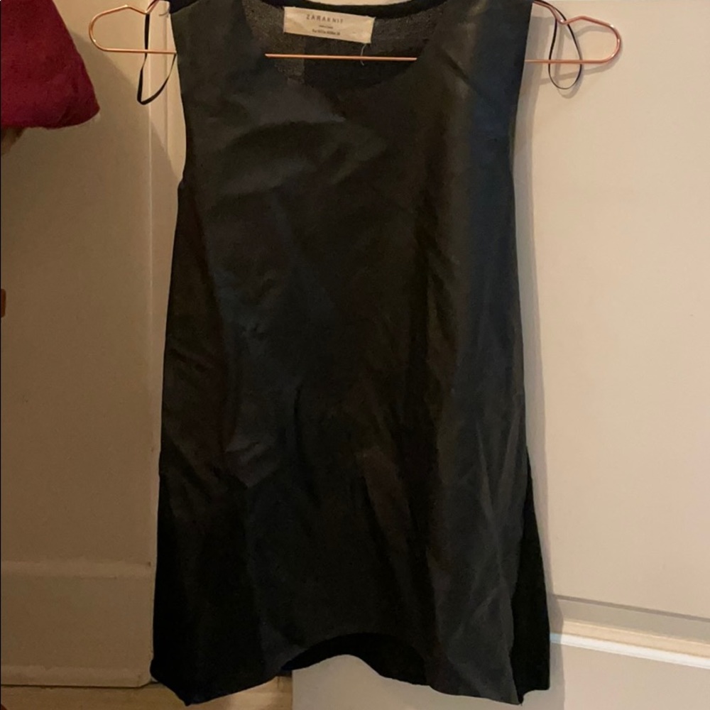 Zara leather tank